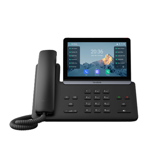 Yealink SIP-T88W IP Phone, 7' Touchscreen, Android 13, HD Voice, Bluetooth 5.0, Wi-Fi 6, Dual USB, PoE,  Optional BTH88 Handset Yealink SIP-T88W IP Phone, 7' Touchscreen, Android 13, HD Voice, Bluetooth 5.0, Wi-Fi 6, Dual USB, PoE,  Optional BTH88 Handset
